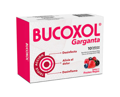BUCOXOL CEREZA CAJA X 10 TABLETAS