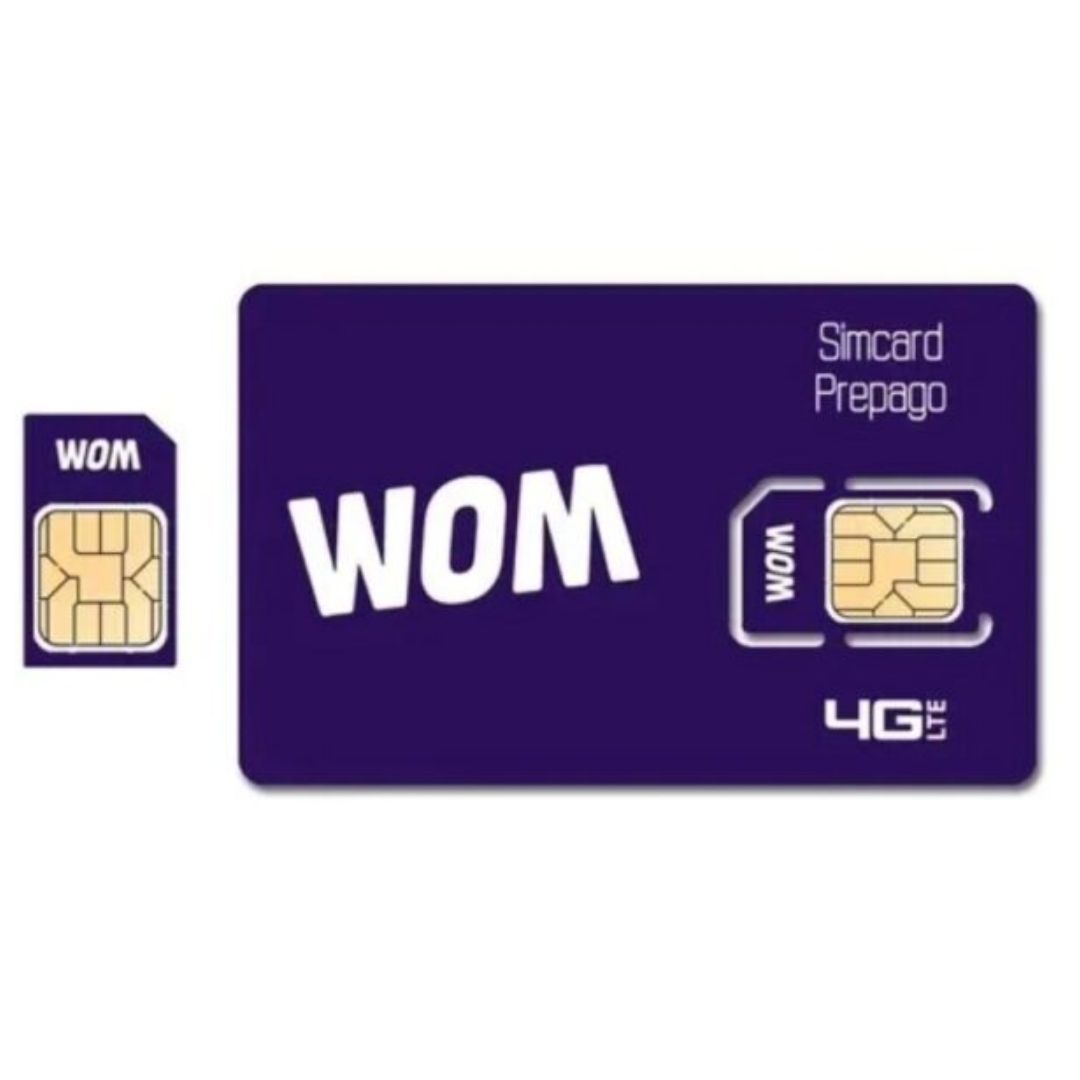 SIMCAR PREPAGO WOM X UND