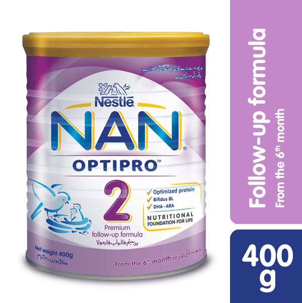 NAN 2 OPTIPTO 6 12 M TARRO X 400 GR (NESTLE)