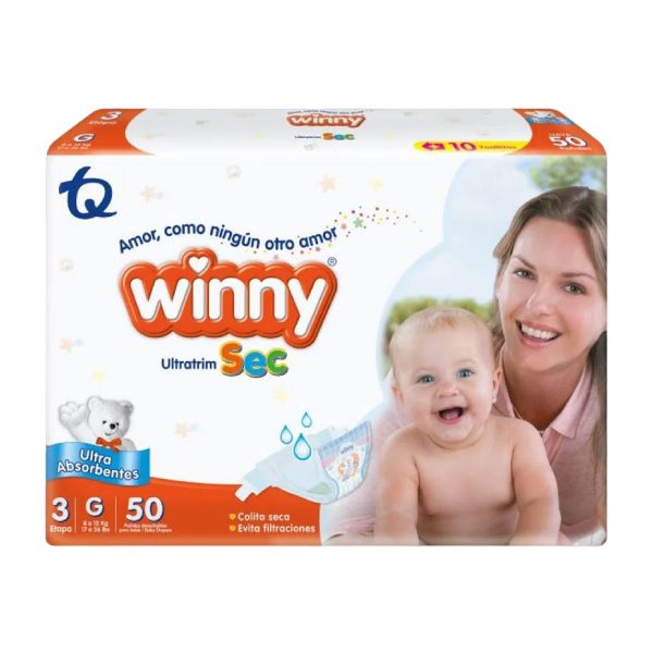 PAÑAL WINNY ULTRATRIM SEC ETAPA 3 PACA X 50 UND
