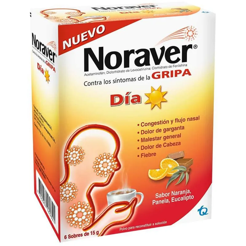 NORAVER DIA BEBIDA CALIENTE CAJA X 6 SOBRES (TQ)
