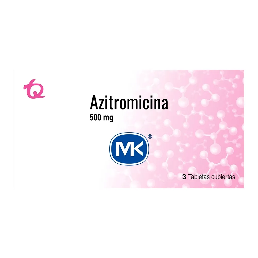 AZITROMICINA 500 MG CAJA X 3 TABLETAS (MK)