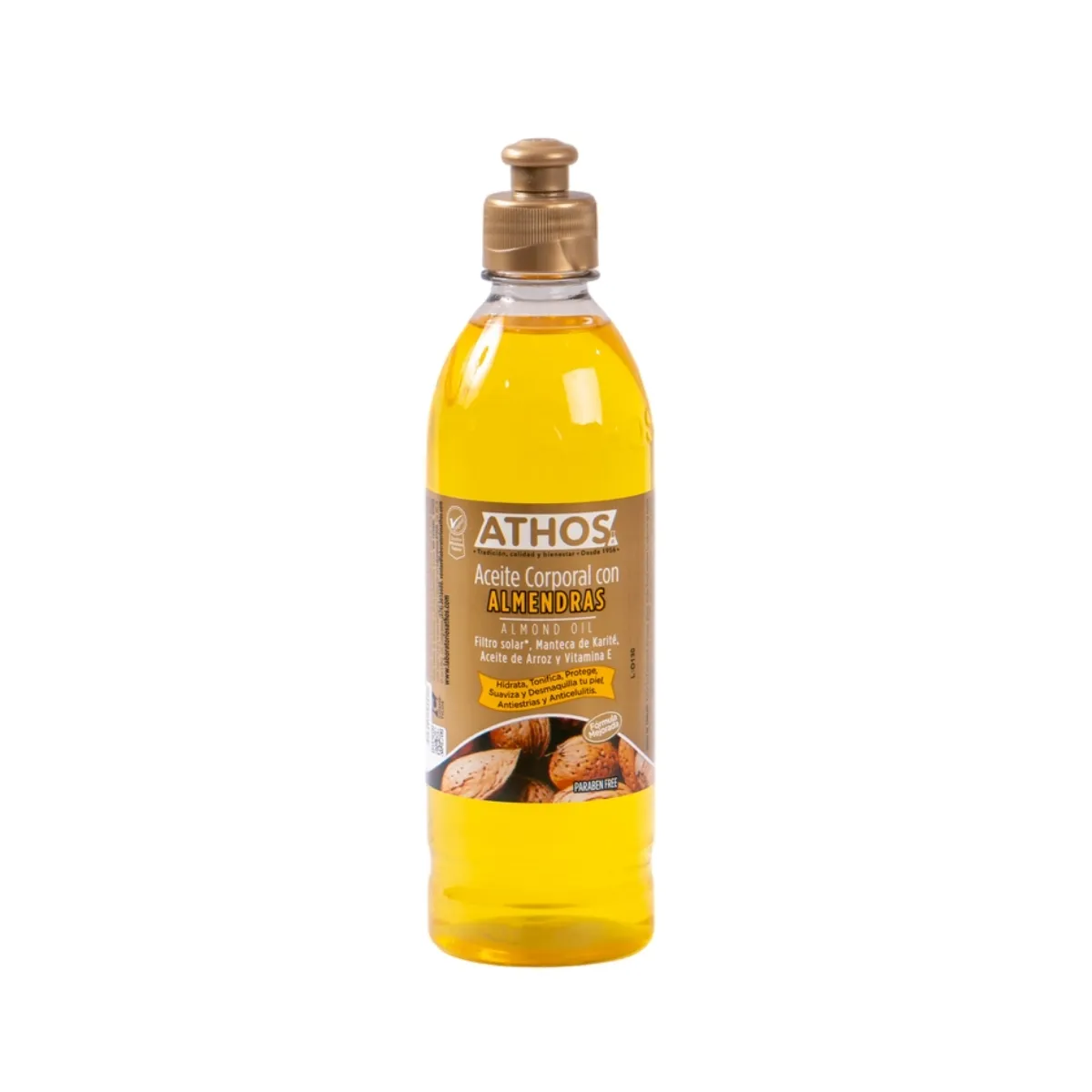 ACEITE DE ALMENDRA CORPORAL FRASCO X 60 ML (ATHOS)