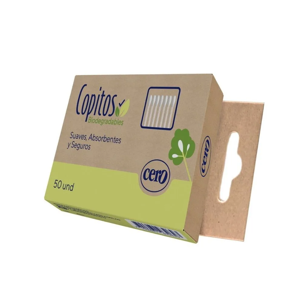 COPITOS BIODEGRADABLE CERO CAJA X 50 UND