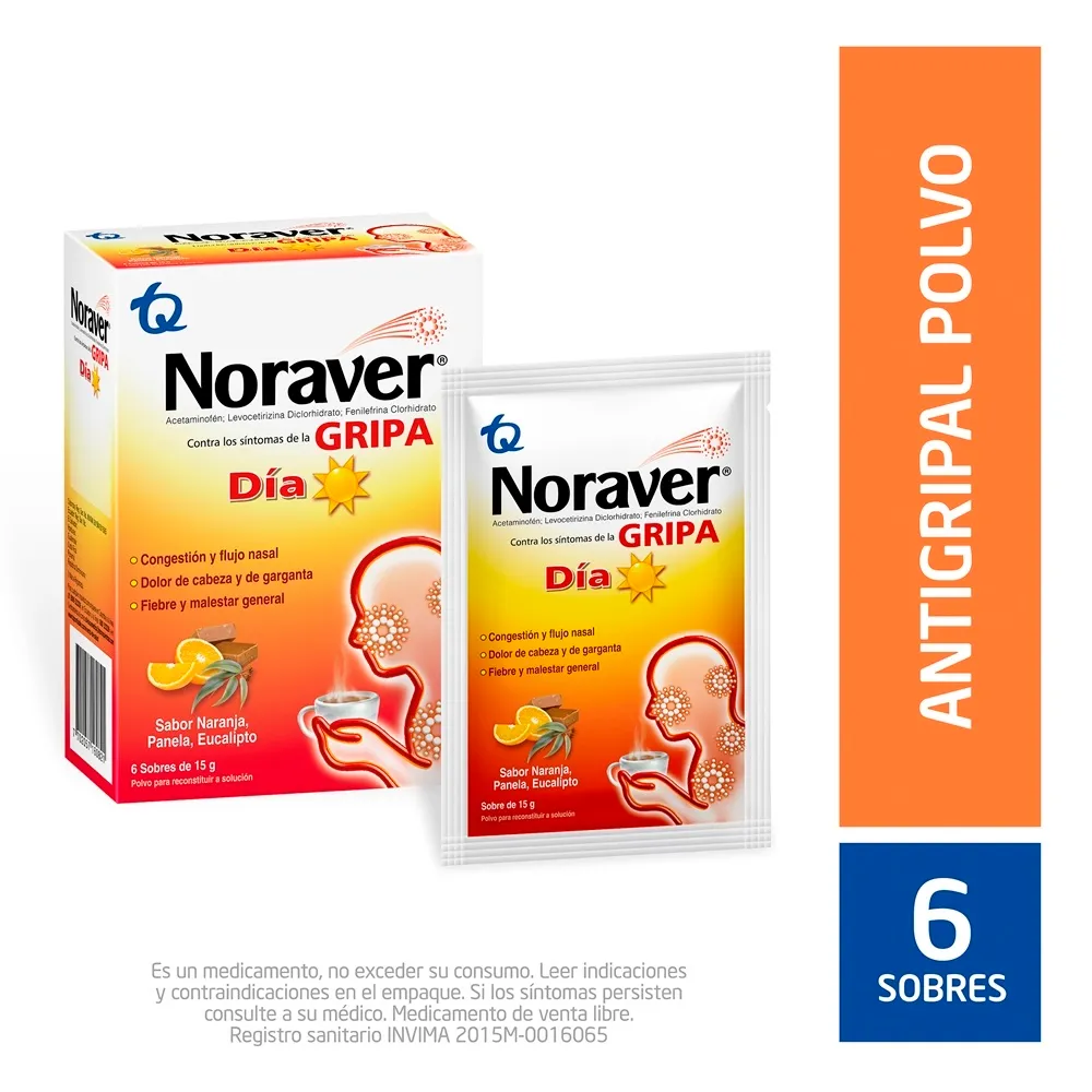 NORAVER DIA BEBIDA CALIENTE CAJA X 12 SOBRES X 15 GR (TQ)