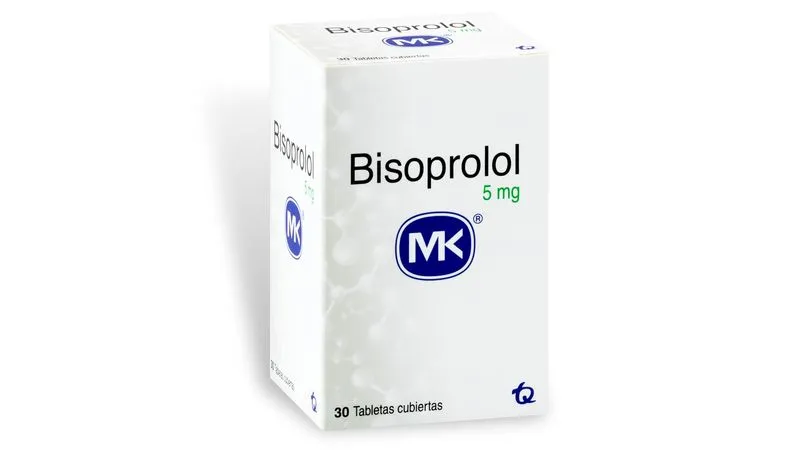 BISOPROLOL 5 MG FRASCO 30 TABLETAS (MK)
