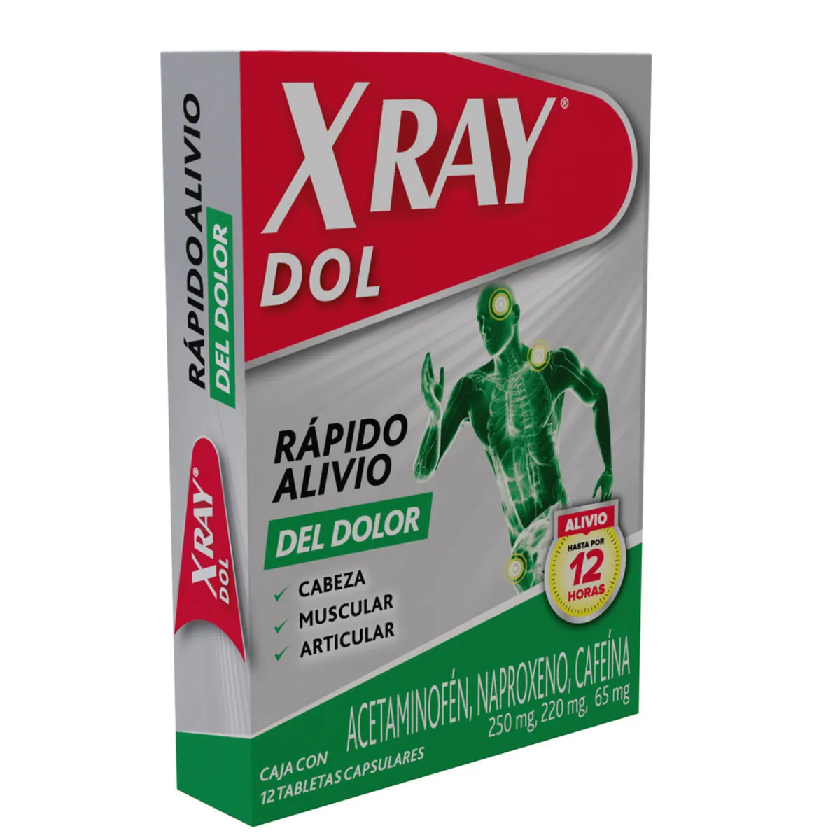 X RAY DOL CAJA X 12 TABLETAS (COASPHARMA)