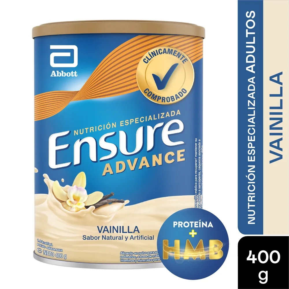 ENSURE ADVANCE VAINILLA TARRO X 850 GR (ABBOTT)