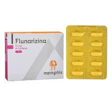 FLUNARIZINA 10 MG CAJA X 30 TABLETAS (MEMPHIS)