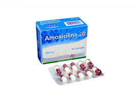 AMOXICILINA 500 MG CAJA X 50 CAPSULAS (AG)
