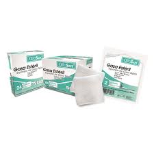 GASA ESTERIL TEJIDA 4X4" (10X10 CM) BOLSA X 5 UND (ALFASAFE)