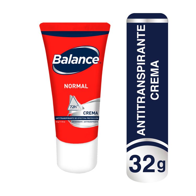 DESODORANTE BALANCE NORMAL 72H FRASCO X 32 GR