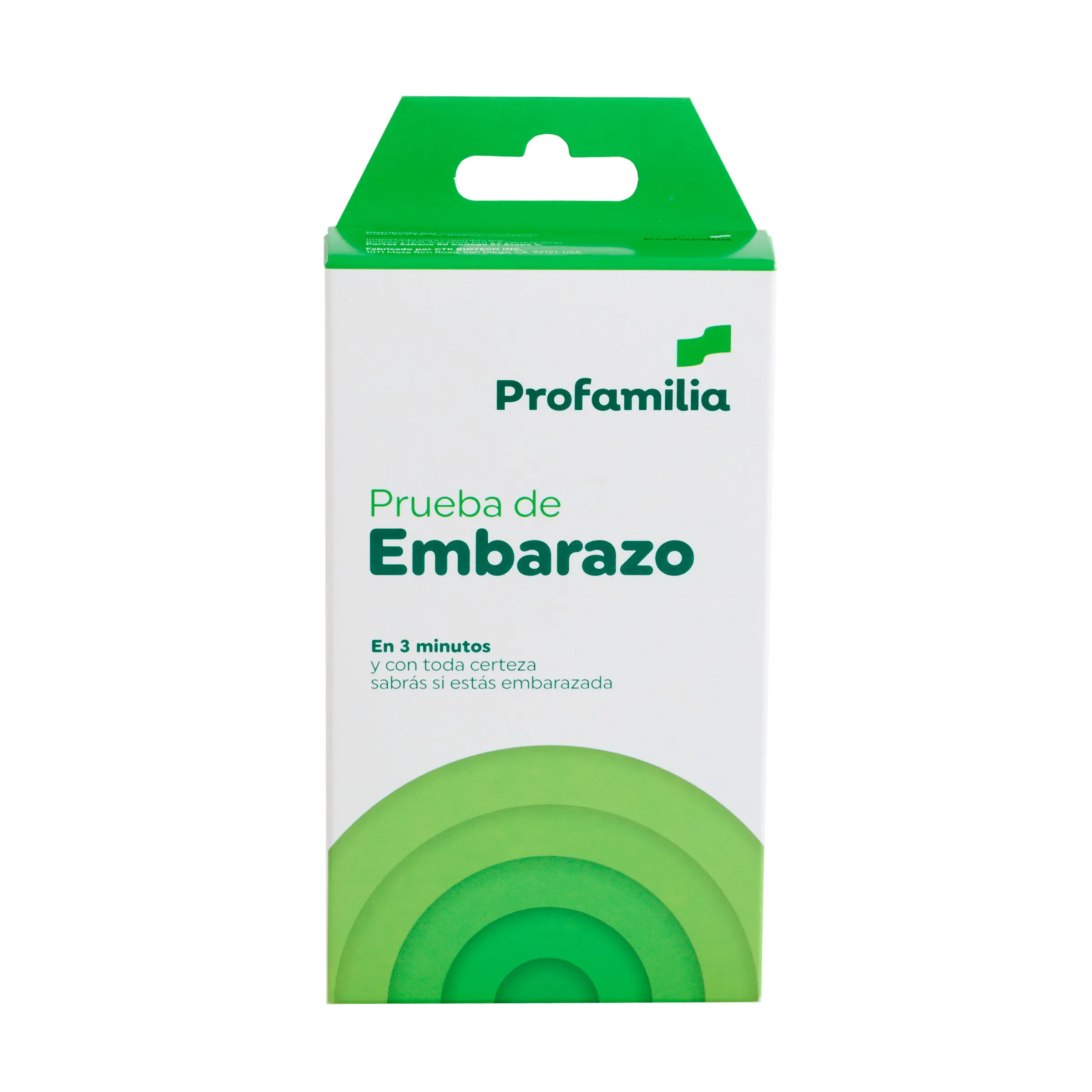 PRUEBA EMBARAZO (PROFAMILIA)