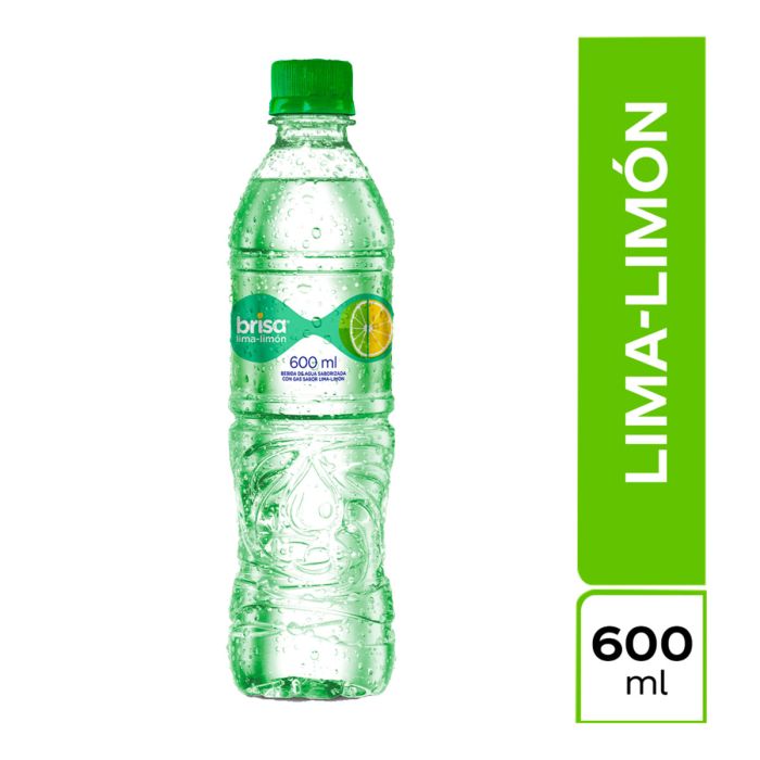 AGUA BRISA SABORIZADA LIMA LIMON BOTELLA X 600 ML