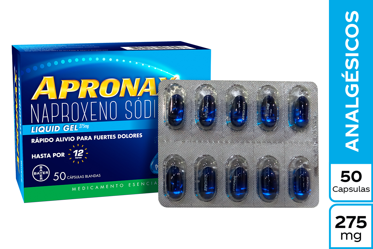 APRONAX 275 MG CAJA X 50 CAPSULAS LIQUIDAS (BAYER)