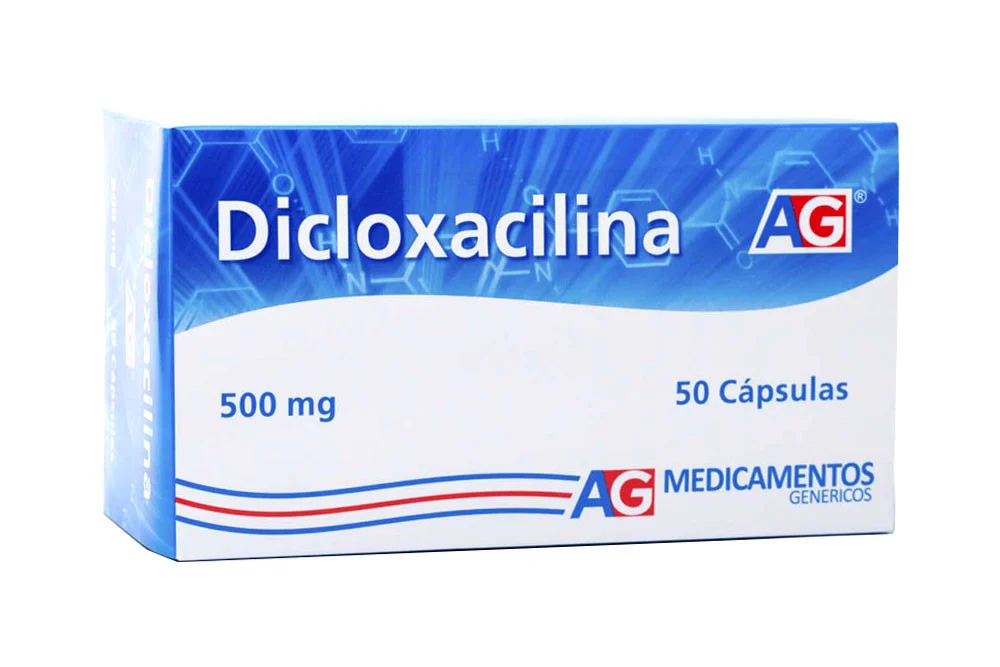 DICLOXACILINA 500MG CAJA X 50 CAPSULAS (AG)