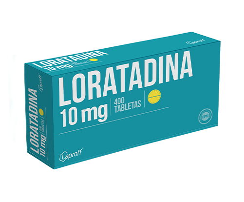 LORATADINA 10MG CAJA X 400 TABLETAS (LAPROFF)