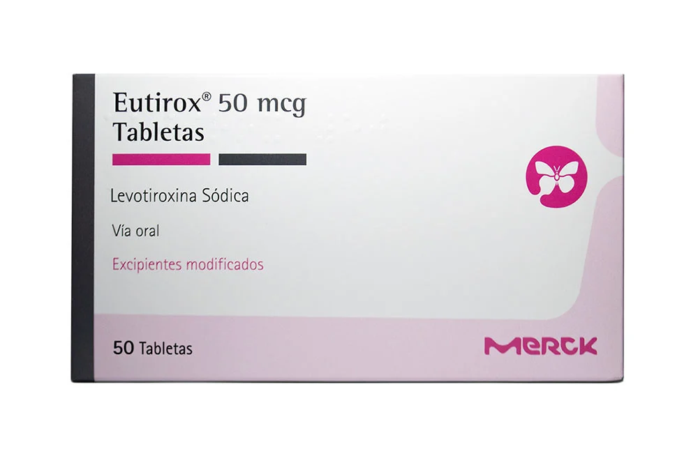 LEVOTIROXINA 50 MCG CAJA X 50 TABLETAS (EURITOX)
