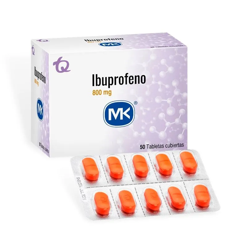 IBUPROFENO 800 MG CAJA X 50 TABLETAS (MK)