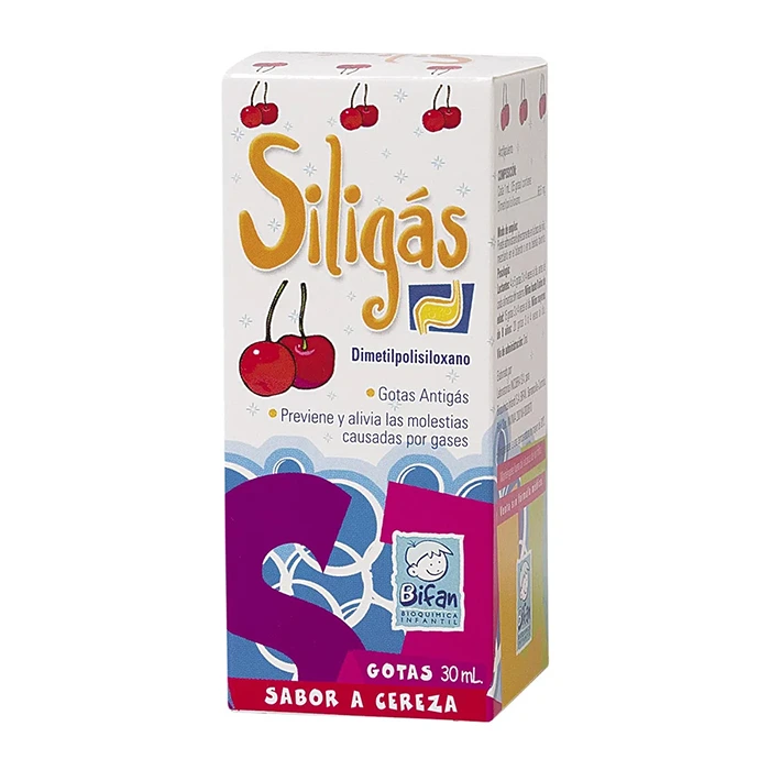 SILIGAS SABOR CEREZA FRASCO X 30 ML (BIFAN)