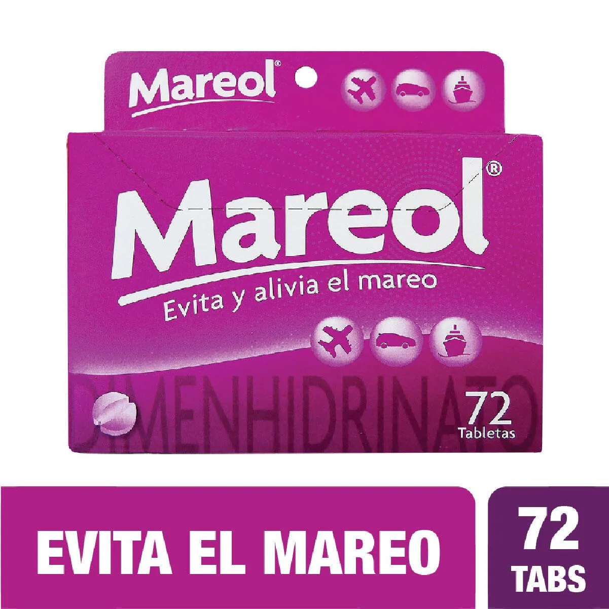 MAREOL CAJA X 72 TABLETAS