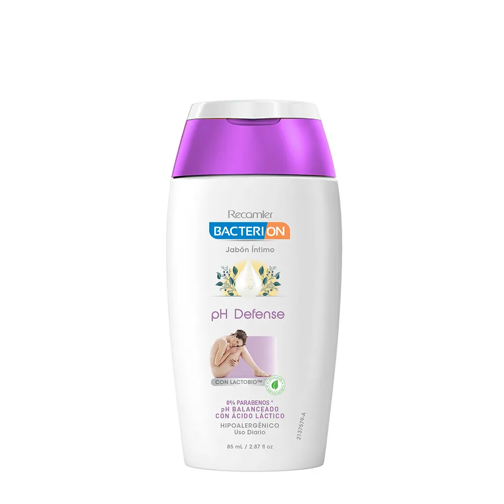 BACTERION JABON INTIMO PH DEFENSE FRASCO X 85 ML