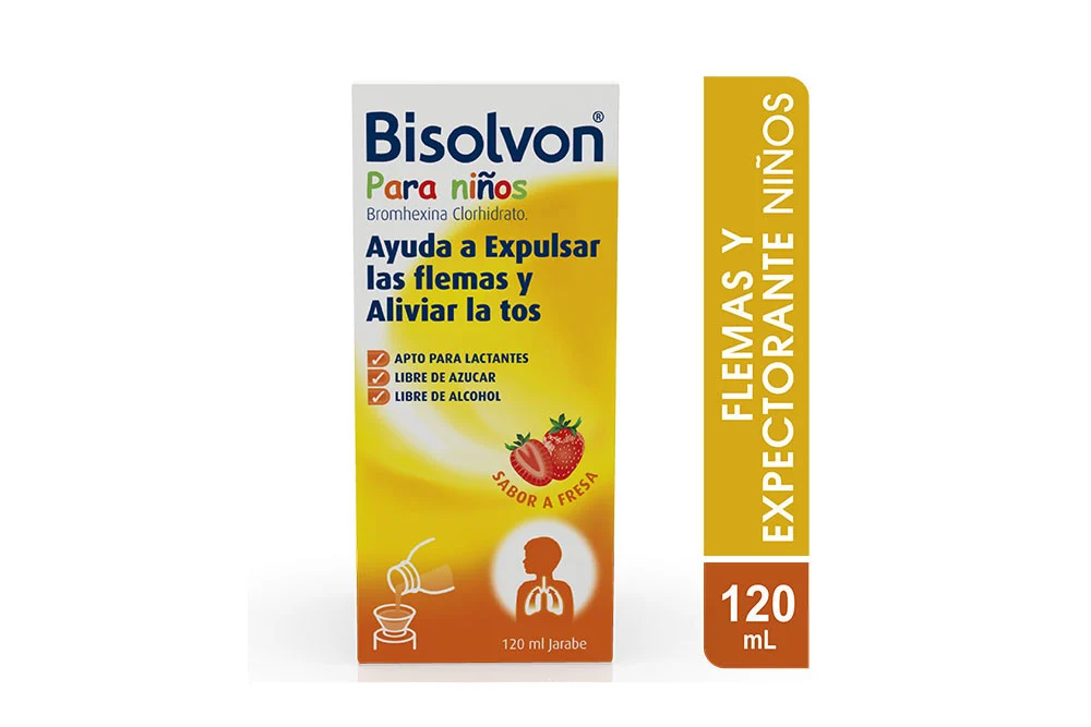 BISOLVON NIÑOS JARABE FRASCO X 120 ML