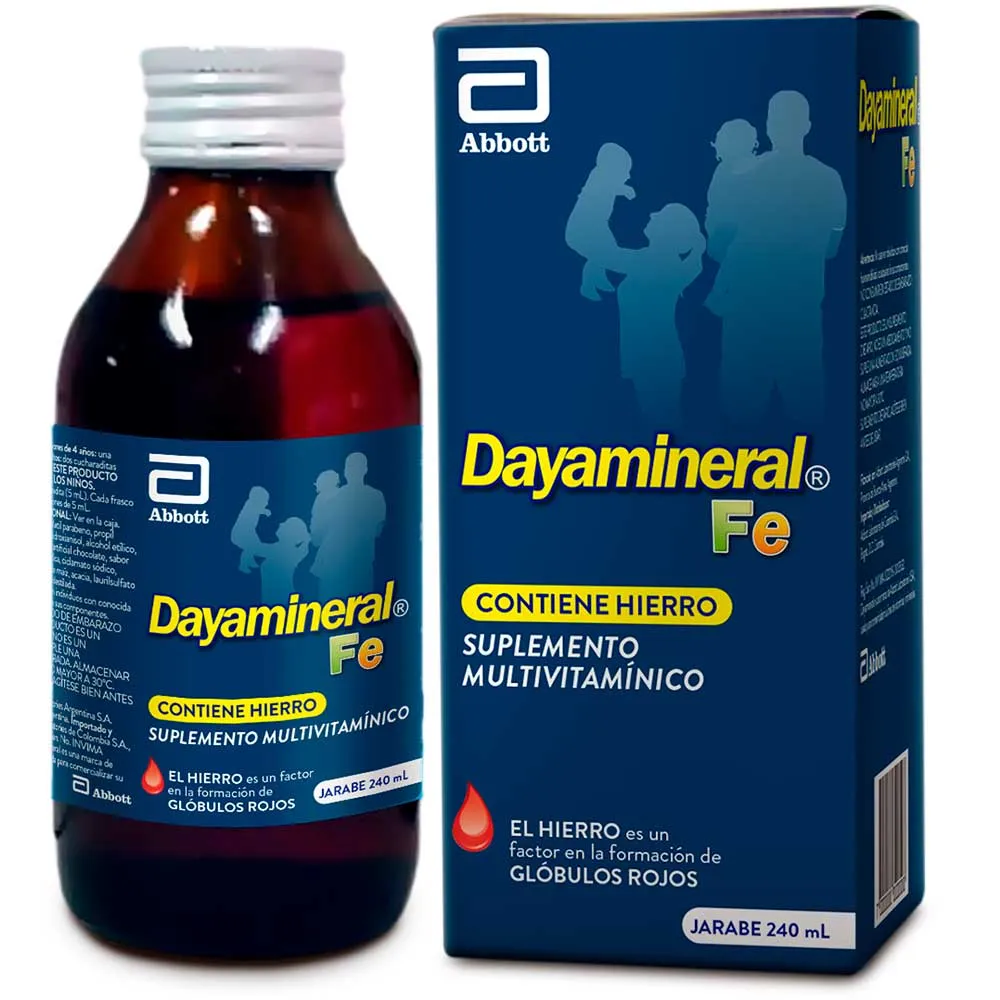 DAYAMINERAL FE JARABE FRASCO X 240 ML (ABBOTT)