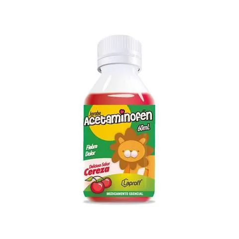 ACETAMINOFEN JARABE FRASCO X 60 ML (LAPROFF)