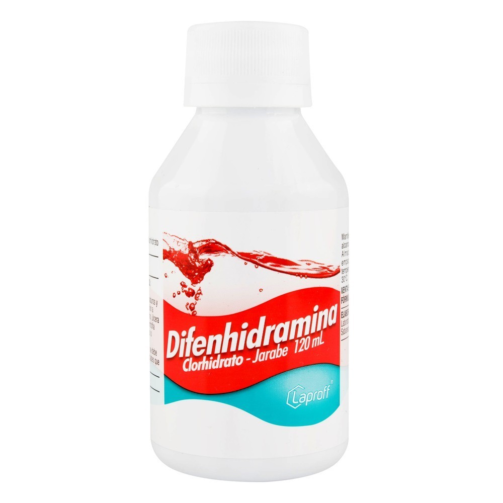 DIFENHIDRAMINA JARABE FRASCO X 120 ML (LAPROFF)
