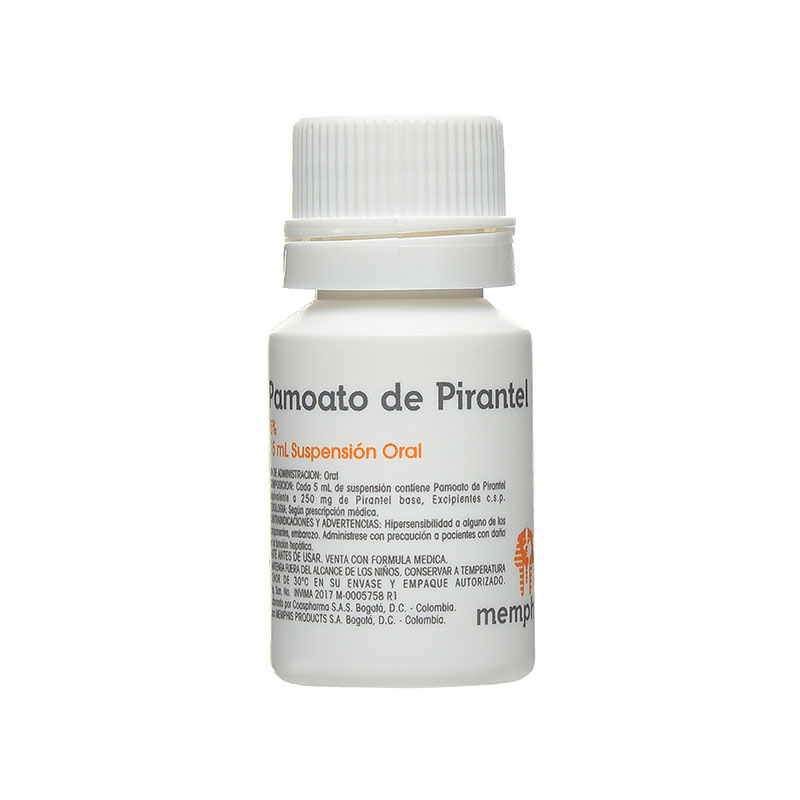 PAMOATO DE PIRANTEL 5% SUSPENSION 15 ML (MEMPHIS)