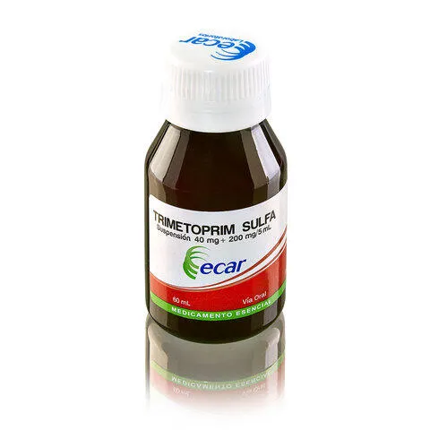 TRIMETOPRIM SULFA SUSPENSION 40 MG/200 MG / 5 ML FRASCO X 60 ML (ECAR)