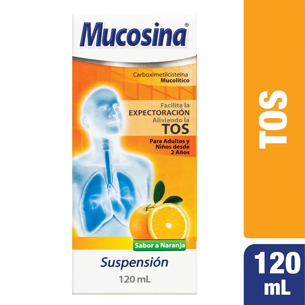 MUCOSINA SUSPENSION PARA ADULTO FRASCO X 120 ML (HALEON)