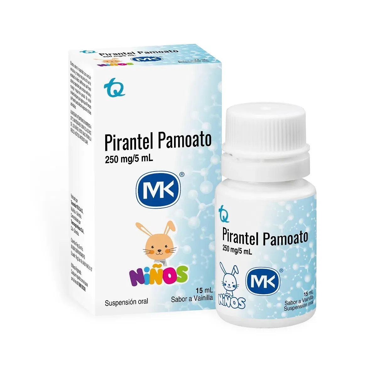 PAMOATO DE PIRANTEL 5% SUSPENSION FRASCO X 15 ML (MK)