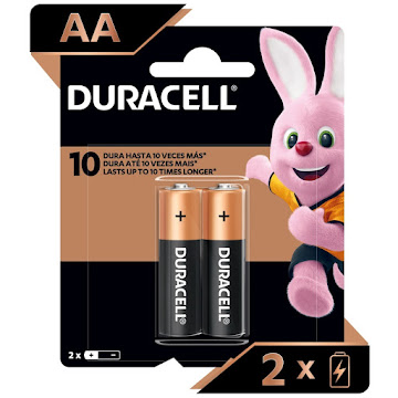 PILAS DURACELL DOBLE AA ENPAQUE X 2 UND