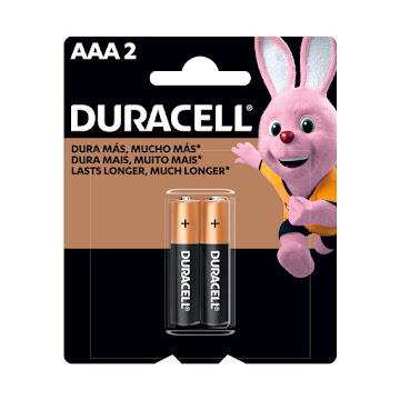 PILAS DURACELL AAA EMPAQUE X 2 UND