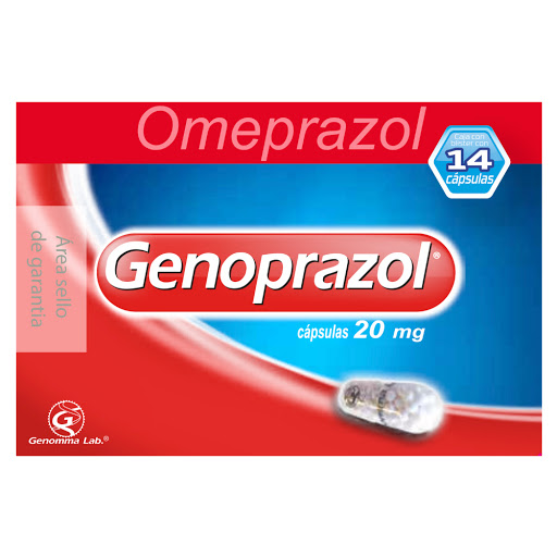 GENOPRAZOL 20 MG CAJA X 14 CAPSULAS (GENOMA)