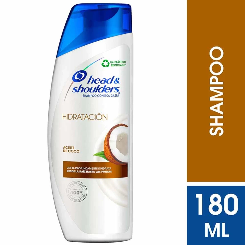 SHAMPOO HYS HIDRATACION CON ACEITE DE COCO FRASCO X 180 ML