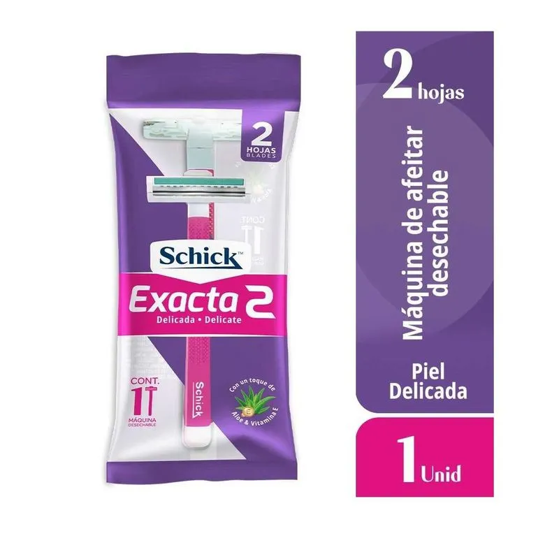 PRESTOBARBA SCHICK EXACTA 2 DELICADA