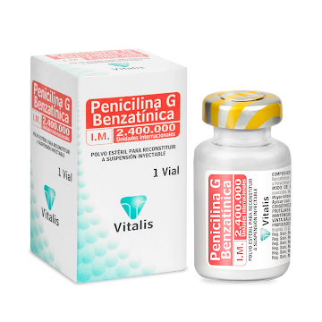 BENZATIDELT 2.400.000 UI SOLUCION INYECTABLE X 1 AMPOLLA