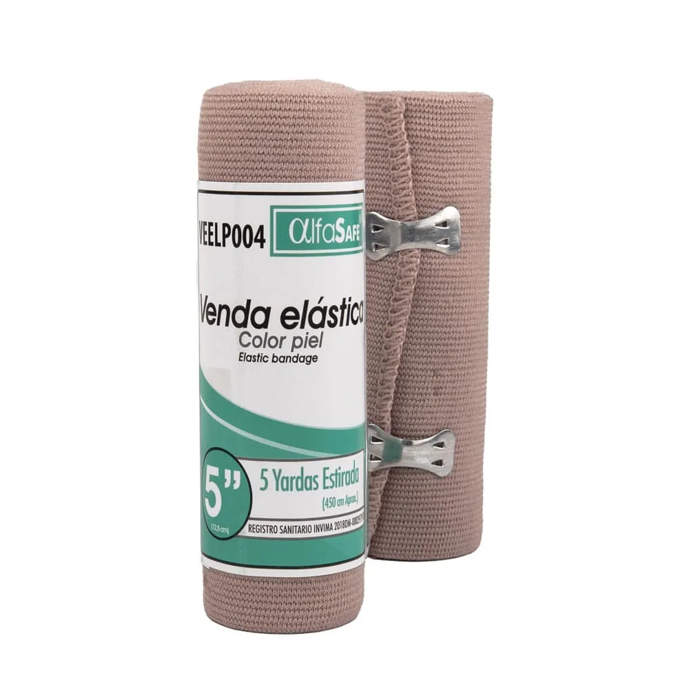 VENDA ELASTICA COLOR PIEL 5X5 YARDAS (ALFASAFE)