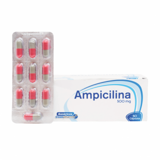 AMPICILINA 500 MG CAJA X 50 CAPSULAS ( COASPHARMA)