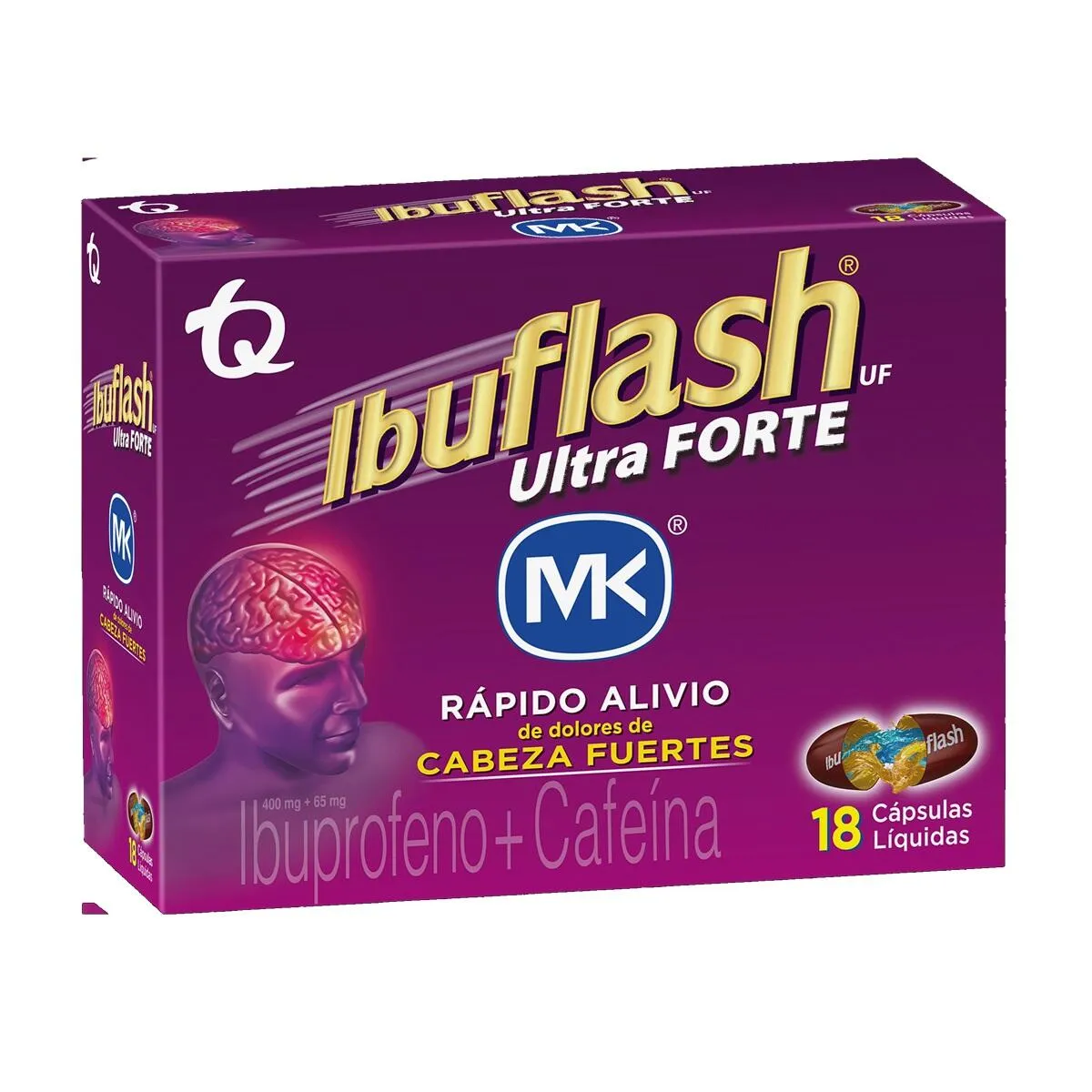 IBUFLASH ULTRA FORTE CAJA X 18 CAPSULAS