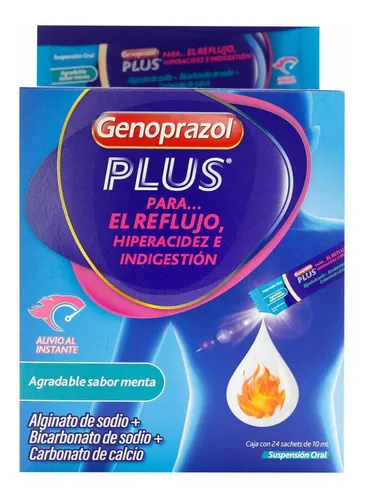 GENOPRAZOL PLUS CAJA X 10 SOBRES