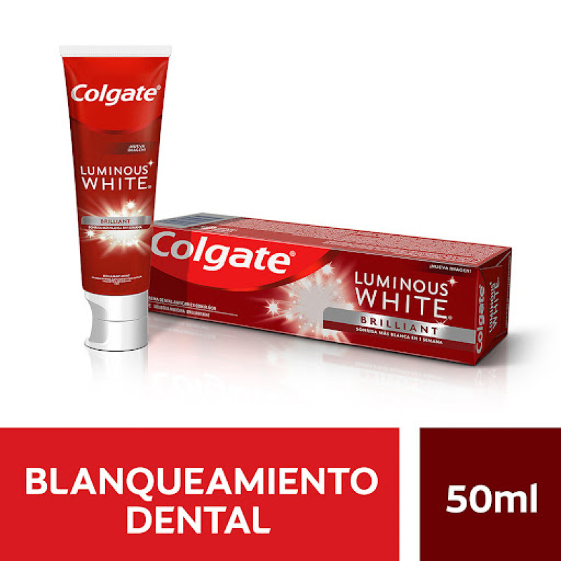 CREMA DENTAL COLGATE WHITE LUMINOUS TUBO X 50 ML