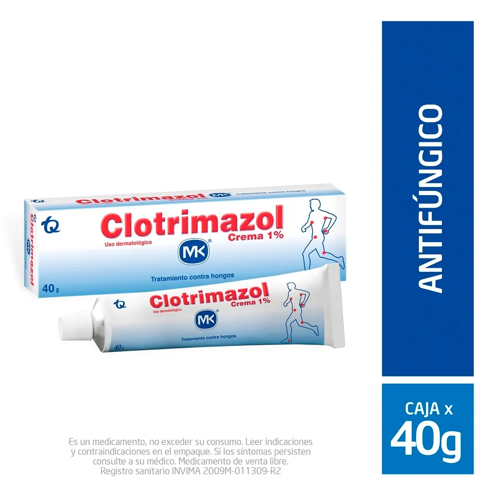 CLOTRIMAZOL 1% CREMA TOPICA TUBO X 40 GR (MK)