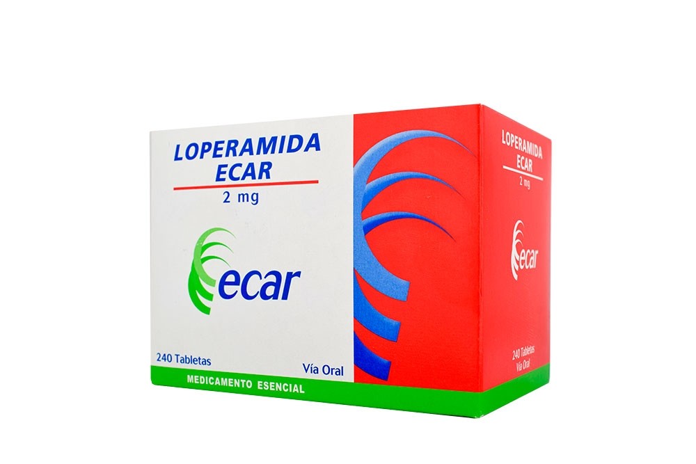 LOPERAMIDA 2 MG CAJA X 240 TABLETAS (ECAR)