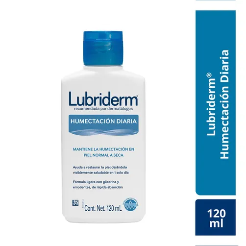 CREMA LUBRIDERM HUMECTACION DIARIA FRASCO X 120 ML