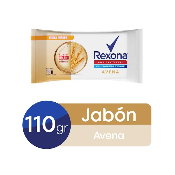 JABON REXONA AVENA BARRA X 110 GR