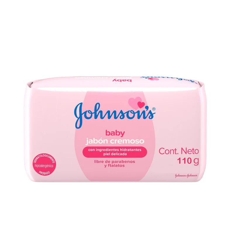 JABON JOHNSONS BABY CREMOSO BARRA X 110 GR